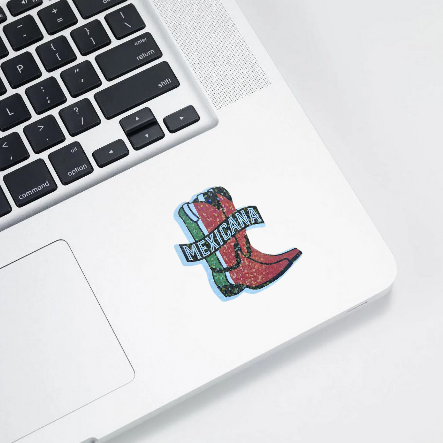 Mexicana Boots – Die Cut Holographic Sticker | Cultura, Fuerza y Puro Estilo 💥🇲🇽✨