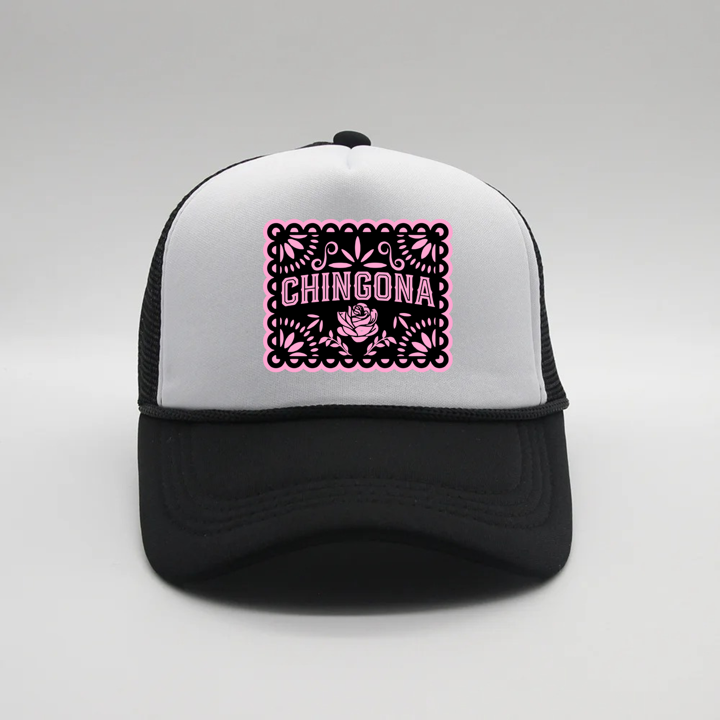 Chingona Papel Picado Trucker Hat – Gorra con Cultura y Actitud