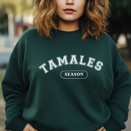 Tamales Season Sweatshirt – Sudadera Unisex Pa’ la Temporada Más Rica del Año