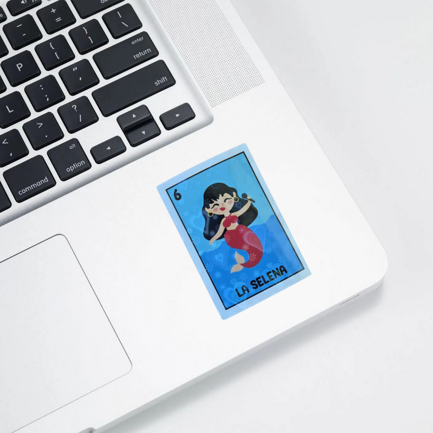 La Selena – Die Cut Holographic Sticker | Cute, Cultural & Full of Bidi Bidi Power 🎤✨
