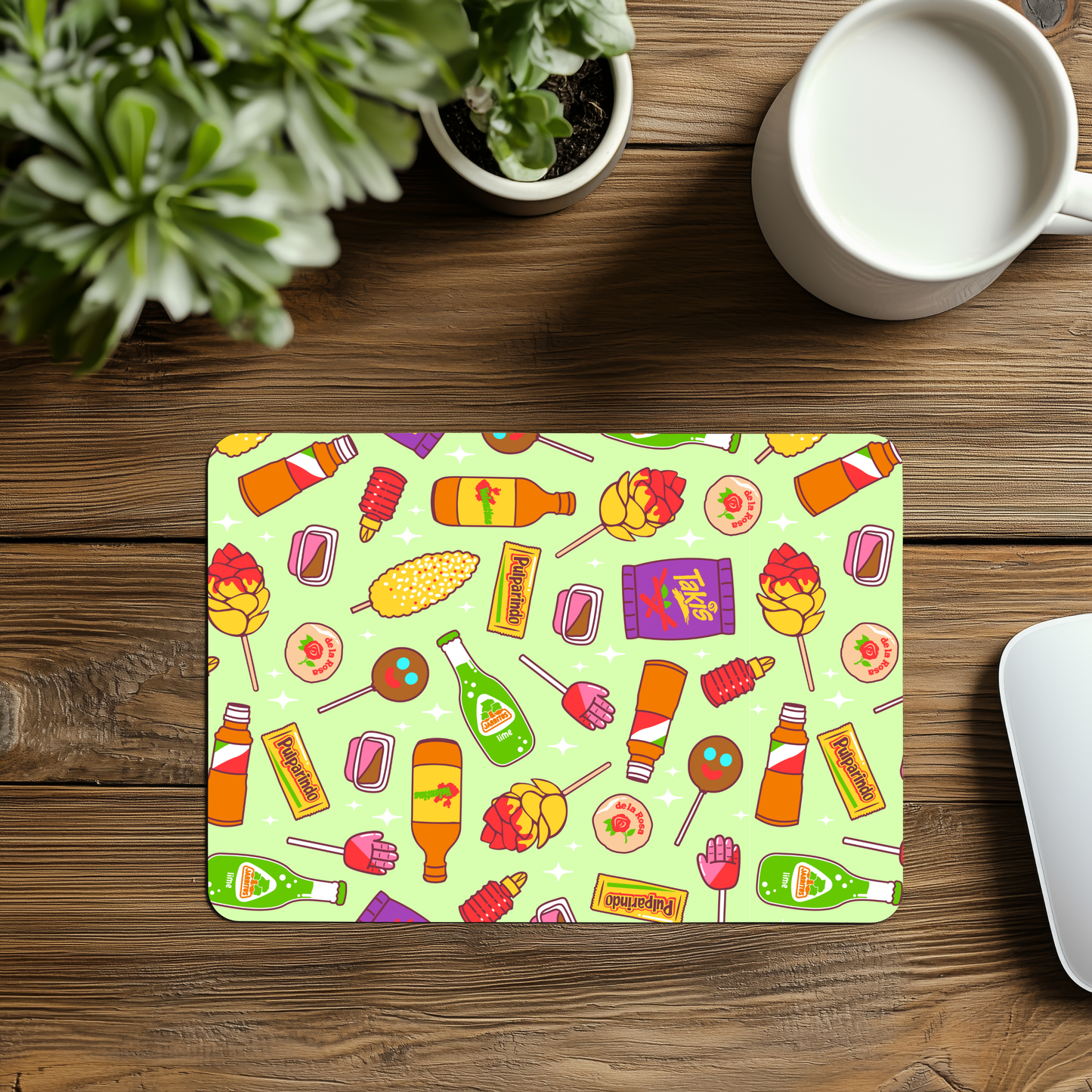 Mexican Candy Mouse Pad – Cute Latino Dulces Design | Funny Spanglish Desk Accessory
