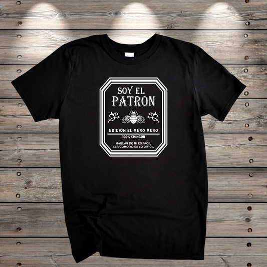 Soy El Patrón Tee – Edición El Mero Mero | Graphic Tee con Actitud y Orgullo Latino