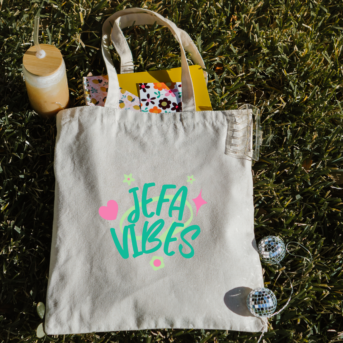 Jefa Vibes Tote Bag - Boss Babe & Latina Empowerment Bag | Bolsa para Mujeres Poderosas