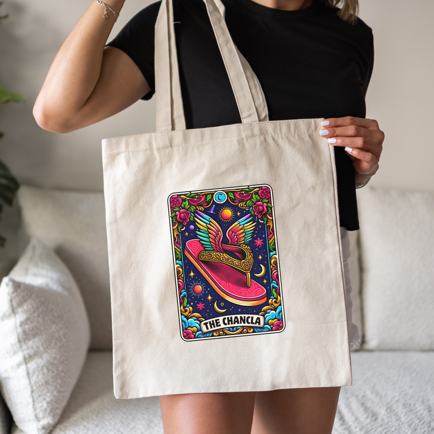La Chancla Tote Bag – Funny & Relatable Latina Mom Humor!
