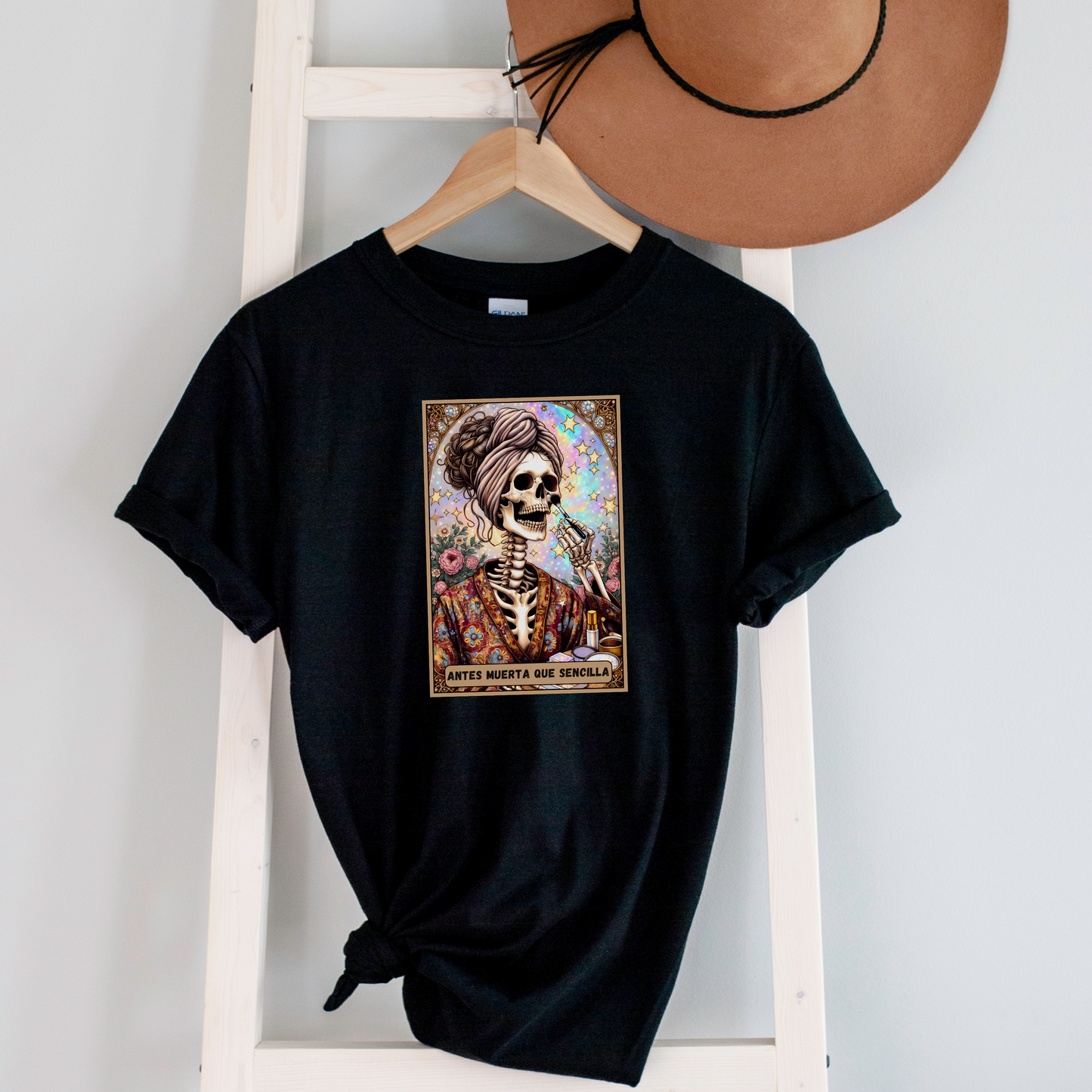 Antes Muerta Que Sencilla Graphic Tee - Bold Latina Energy Shirt | Camiseta con Actitud y Estilo