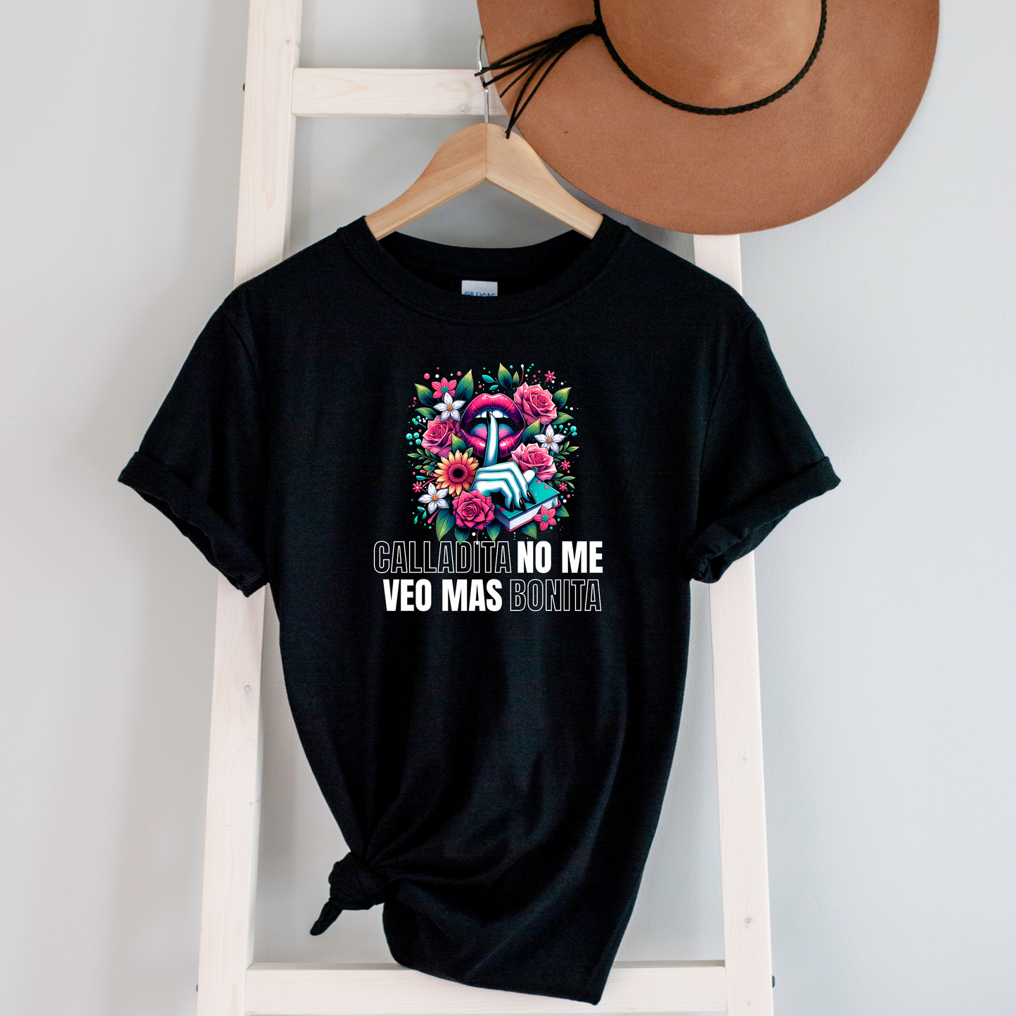 Calladita No Me Veo Más Bonita Graphic Tee - Feminist Latina Statement | Camiseta Poderosa y Empoderada