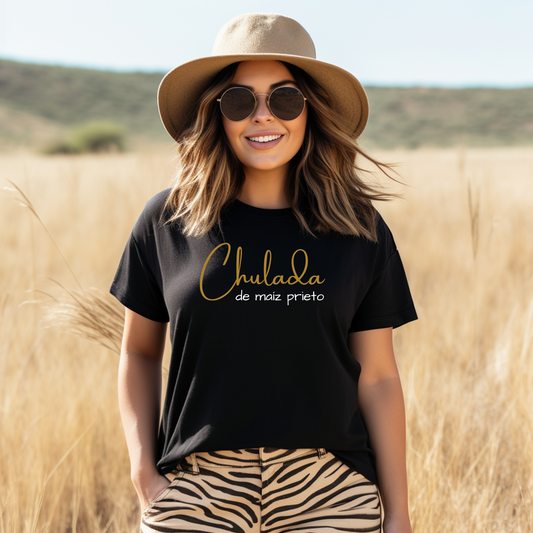 Chulada de Maíz Prieto Graphic Tee - Proudly Mexican & Unique | Camiseta con Orgullo y Estilo