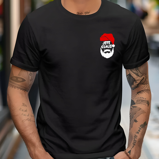 Jefe Claus Tee – Graphic Tee con Flow Navideño y Orgullo Latino